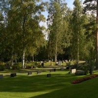 Näkymä Palomäen hautausmaalta